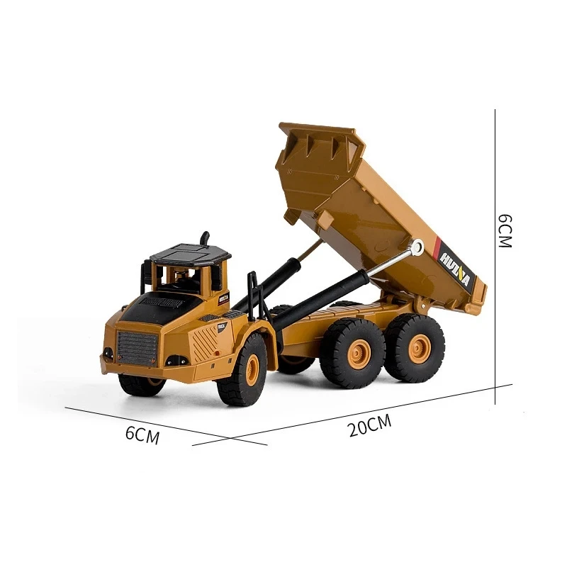 Diecast Construction Vehicle Toy Set: Excavator, Dump Truck, Crawler Tractor & More