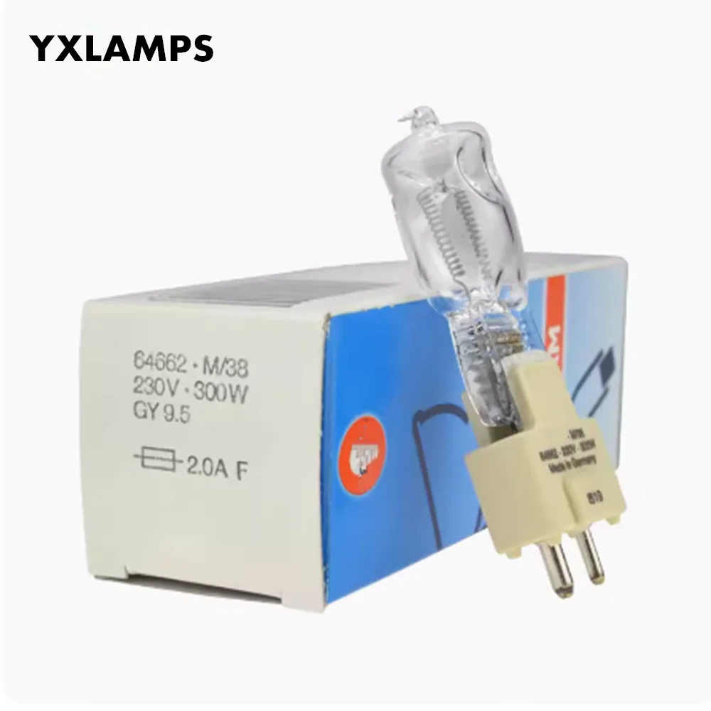 

Original 64662 M/38 230V 300W GY9.5 5000lm 2900K Halogen Display/Optic Lamp for Optical Instrument Projector Lamp Bulb