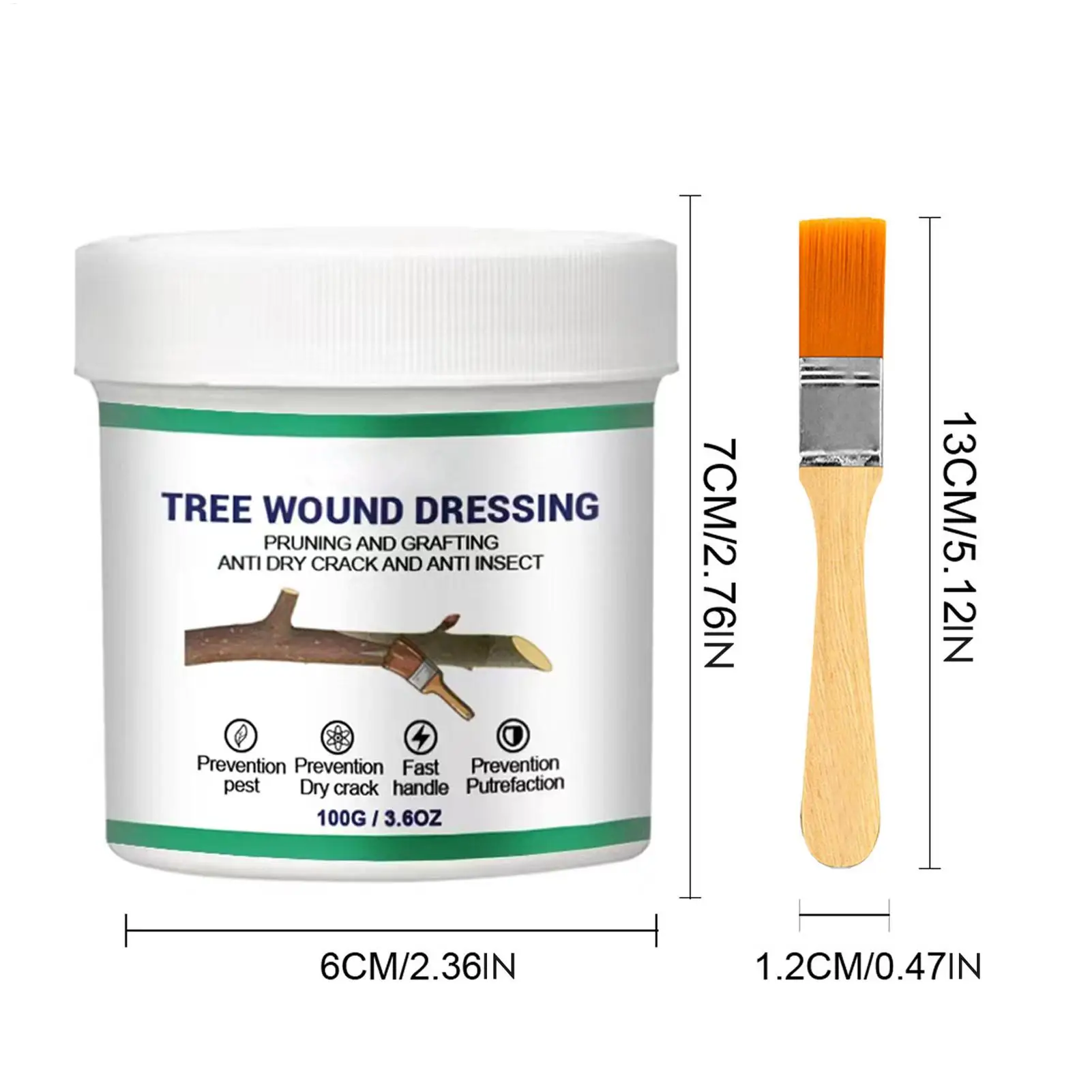 Tree Wound Repair Tree Wound Pruning Sealer & Grafting Plant Grafting Pruning Sealer Bonsai Cut Wound Paste Smear Tree Repair