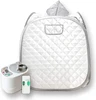 Portable Sauna Kit one Person Full Body at Home Spa Hat Tent Include 2L Steamer with Remote Control 1