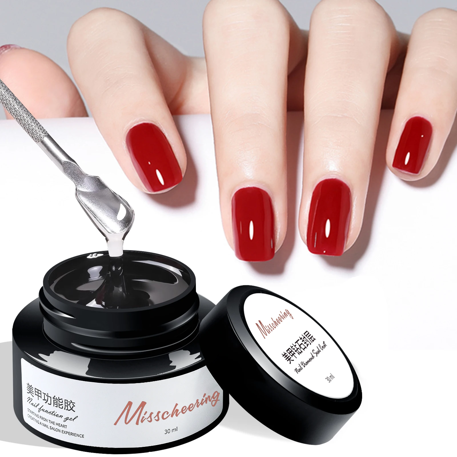 Clear Building Diamond Nail Gel Nail Polish for Strengthener Gel Extension Base/Top Coat Soak Off UV LED 30ml/Jar gel nail polish gel nail art set gel nail varnish