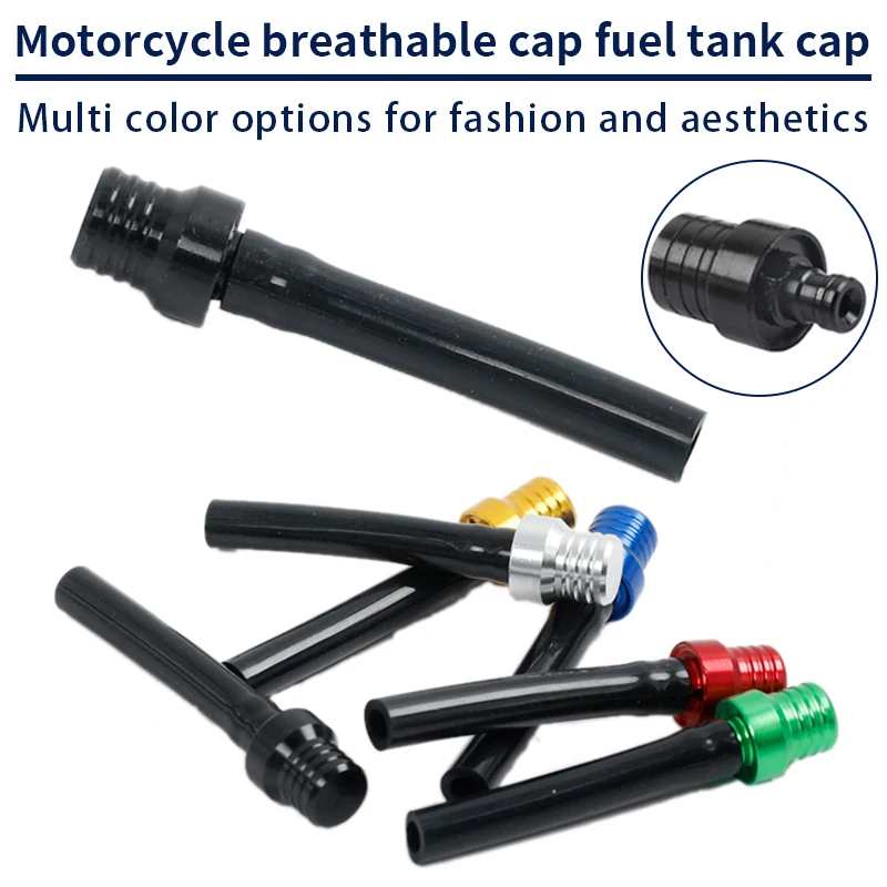 Motorcycle Gas Fuel Cap Valve Vent Breather Hoses Tubes for Motocross CR CRF EXC YZF YZ KLX SXF RMZ ATV Fuel Tank Breather Pipe fuel tank gas cap motorcycle fuel tank