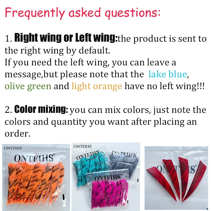 Arrow Feathers Archery DIY Accessories 50Pcs archery arrow feathers