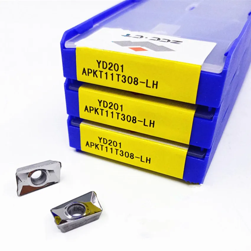 ZCC.CT APKT11T304-LH YD101/APKT11T308-LH YD101/APKT11T304-LH YD201/APKT11T308-LH YD201 CNC 카바이드 인서트 10개/박스