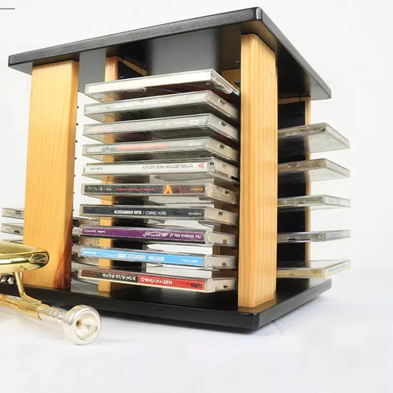 Storage Cd Organizer Rack Luxury Portable Shelf Organizer Capacity Display CD Rack Large Almacenamiento Cd Music Furnitures