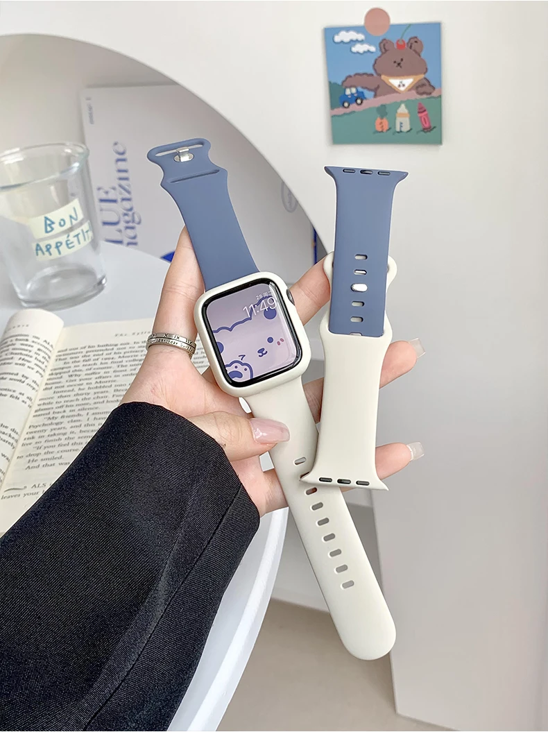 Versatile Silicone Strap with Protective TPU Case