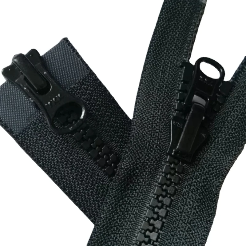 

2 шт./партия, Реверсивные застежки-молнии Ykk из смолы, 5 #50-120 см