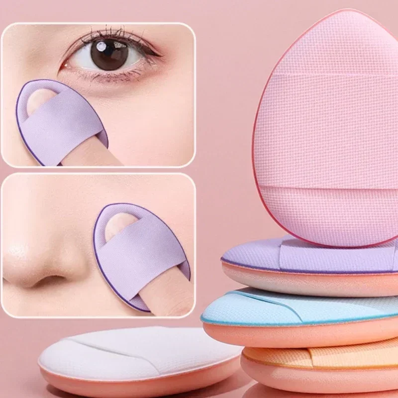 Reusable Loose Puff Makeup 6pcs Mini Finger Powder Sponge For Foundation Powder Puff Suitable For Women's Makeup Functional Tool