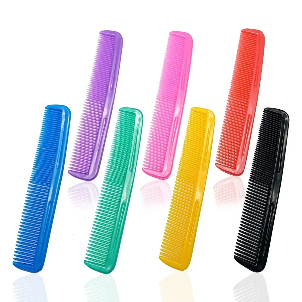 Description Picture 2 of item12Pcs Anti-static Hair Combs Mini Double Side Brush Professional Beard Comb Barber Hair Comb Hair Styling Tool Salon Accessories
