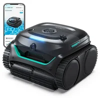 Robot Swimming Pool Cleaner Wireless WYBOT C2V / OS900V APP Self-Learning Visual 80° Dual-layer Filtration 180 mins Runtime 200㎡ 1