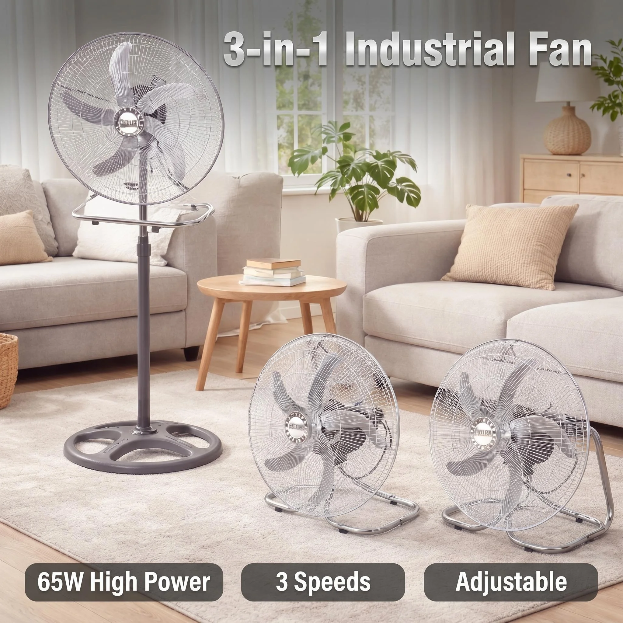 Wentylator podłogowy Turbo o mocy 65W za $42.07 / ~162zł