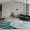 Fluffy Soft Lounge Rug Morandi Living Room Decoration Shaped Carpet Light Luxury Rugs for Bedroom Thicken Irregular Non-slip Mat 4