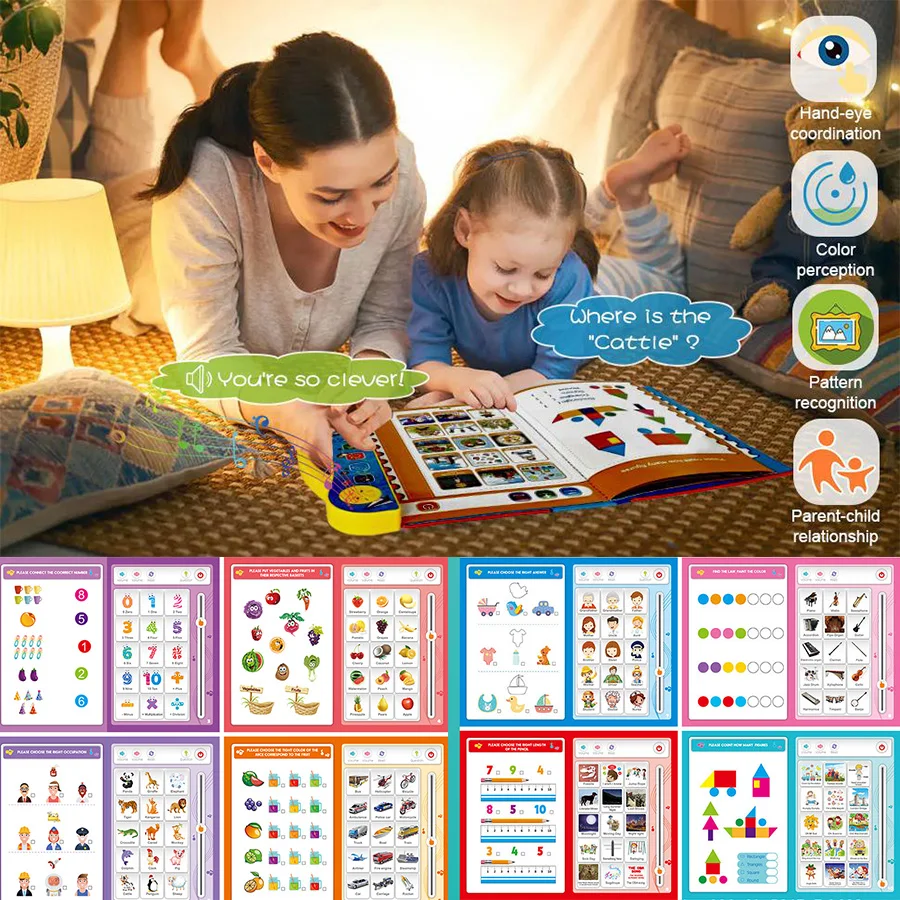 Kids' English Learning Intelligence Touch Book, Early