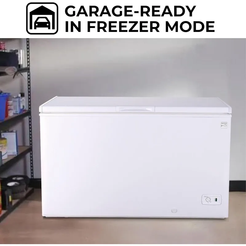 Kenmore 14.6 Cu Ft Garage-Ready Chest Freezer Manual Defrost Deep Freezer Chest Small