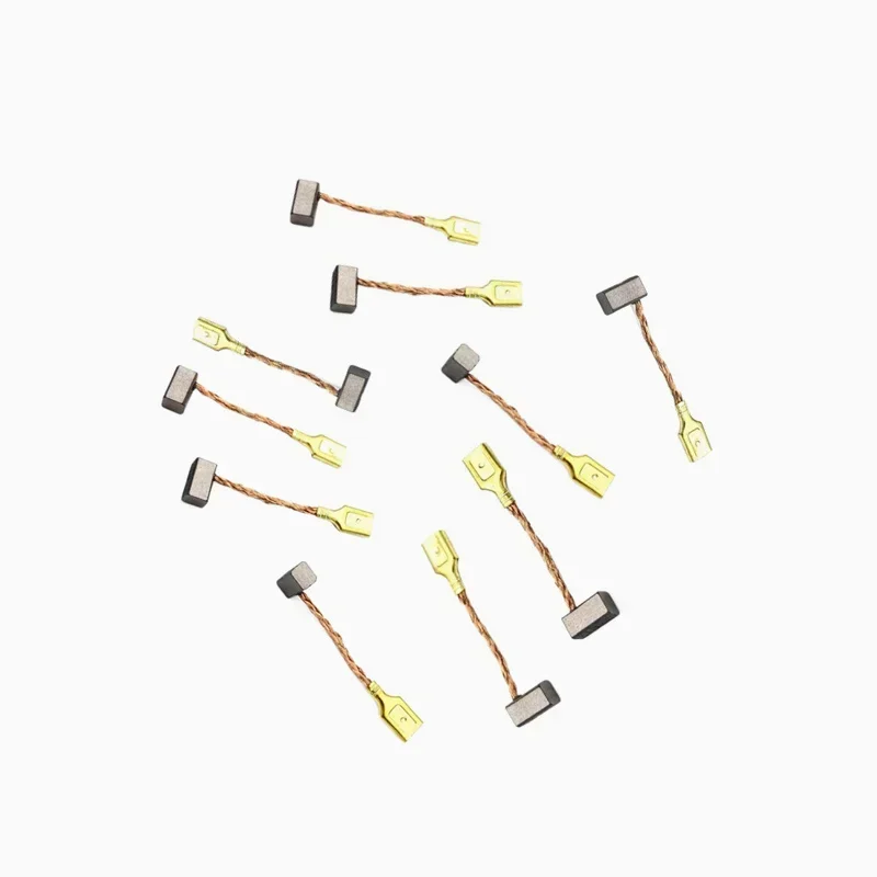 10pcs for Toyota Corolla car glass lift motor carbon brush 4*4.5*8 side socket with copper