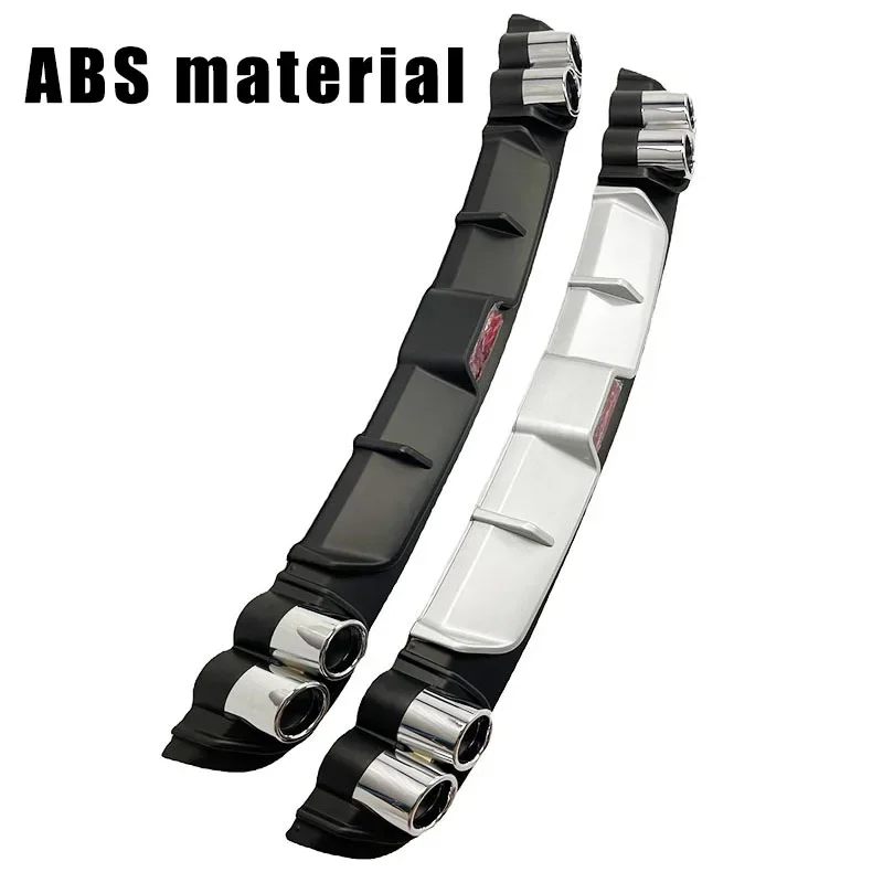Car Bumper Spoiler Universal Rear Bumper Spoiler Rear Lip Spoiler Car ABS Diffuser 120-128CM