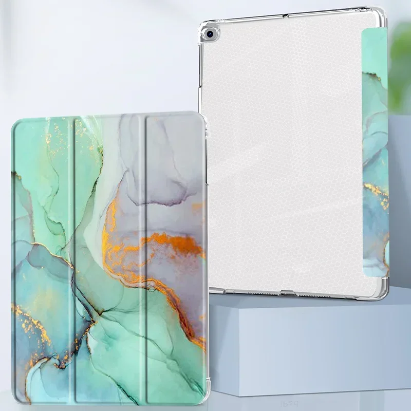 Premium Tri-Fold Stand Protective Tablet Case with Pouch Holder (10.2-inch)