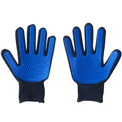 Pet Grooming and Deshedding Glove - Hair Removal and Massage Brush (One pair)