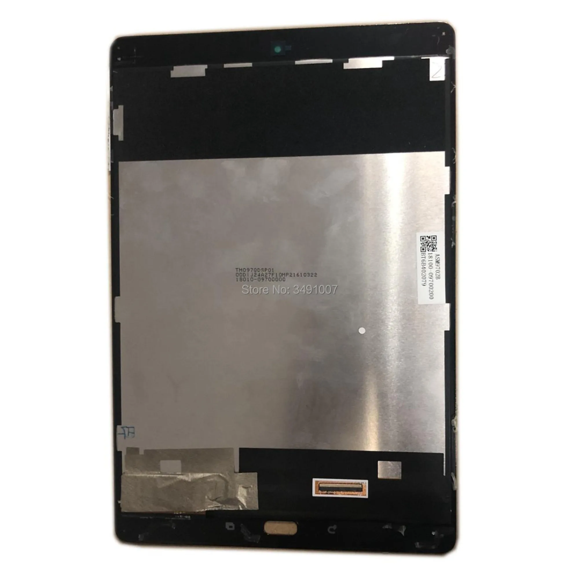 Digitalizador Tm097qdsp01 de Led para Asus Zenpad 3s 10 Z500kl P001 Cor Preta Touch Screen Peça de Reposição