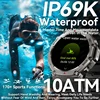 Military Smart Watch T-Rex 3 Bulit-in GPS Compass Altimeter Barometric 10 ATM IP69K Waterproof AMOLED Bluetooth Call Smartwatch 3