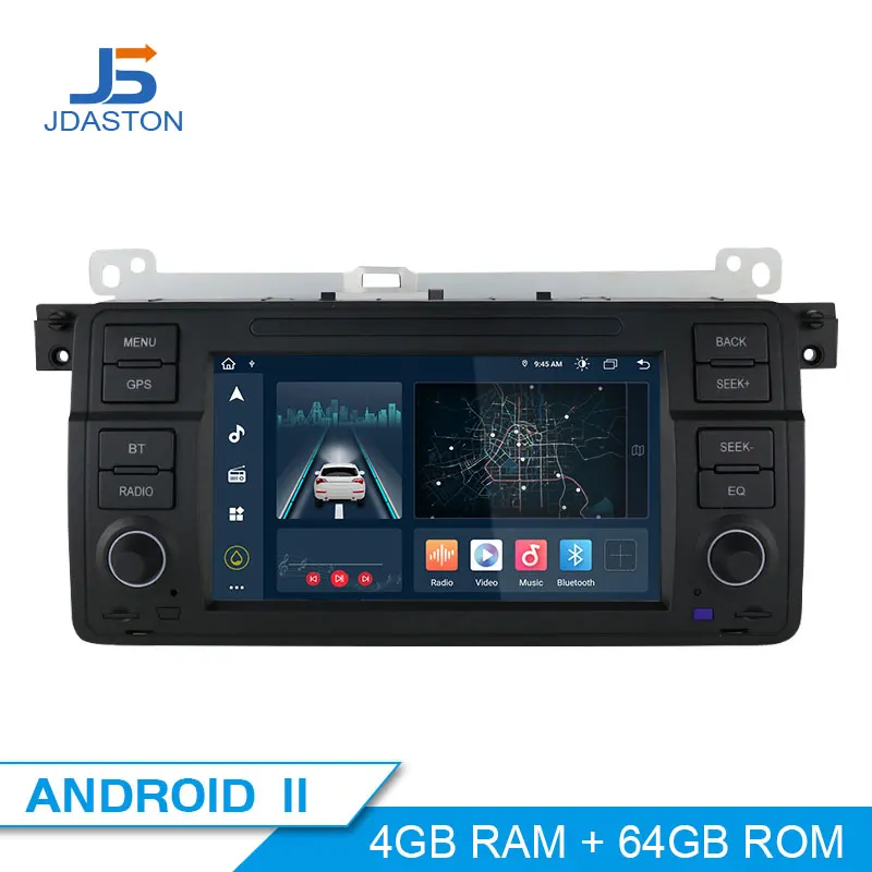 

Jdaston Android 13 Автомобильный мультимедийный плеер для BMW E46 M3 Rover 3 серии GPS-навигация 1 Din автомагнитола стерео DSP Carplay видео