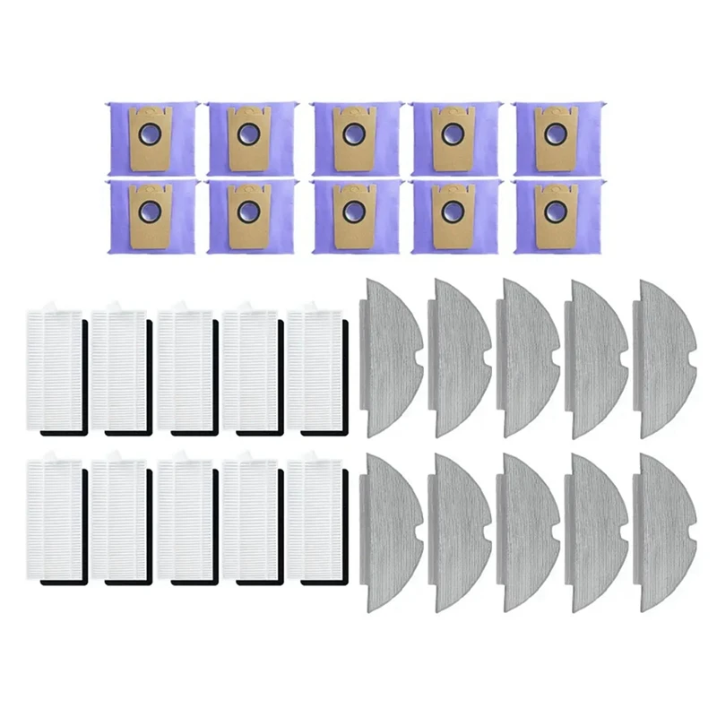 

Для Eufy Robovac L35 Hybrid + / LR30 Hybrid + Hepa фильтр Швабра тряпка робот пылесосы Сменные запасные части Аксессуары