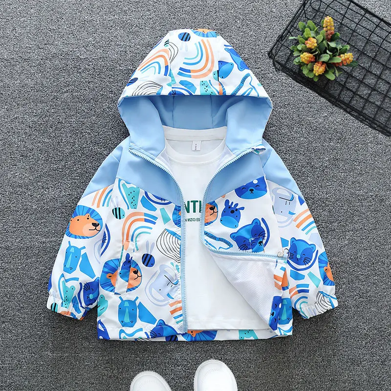 Windbreaker Waterproof Hooded Coats Outdoor Jackets New Camping Hiking Zipper Baseball Uniform Outerwear Mountaineering Clothing