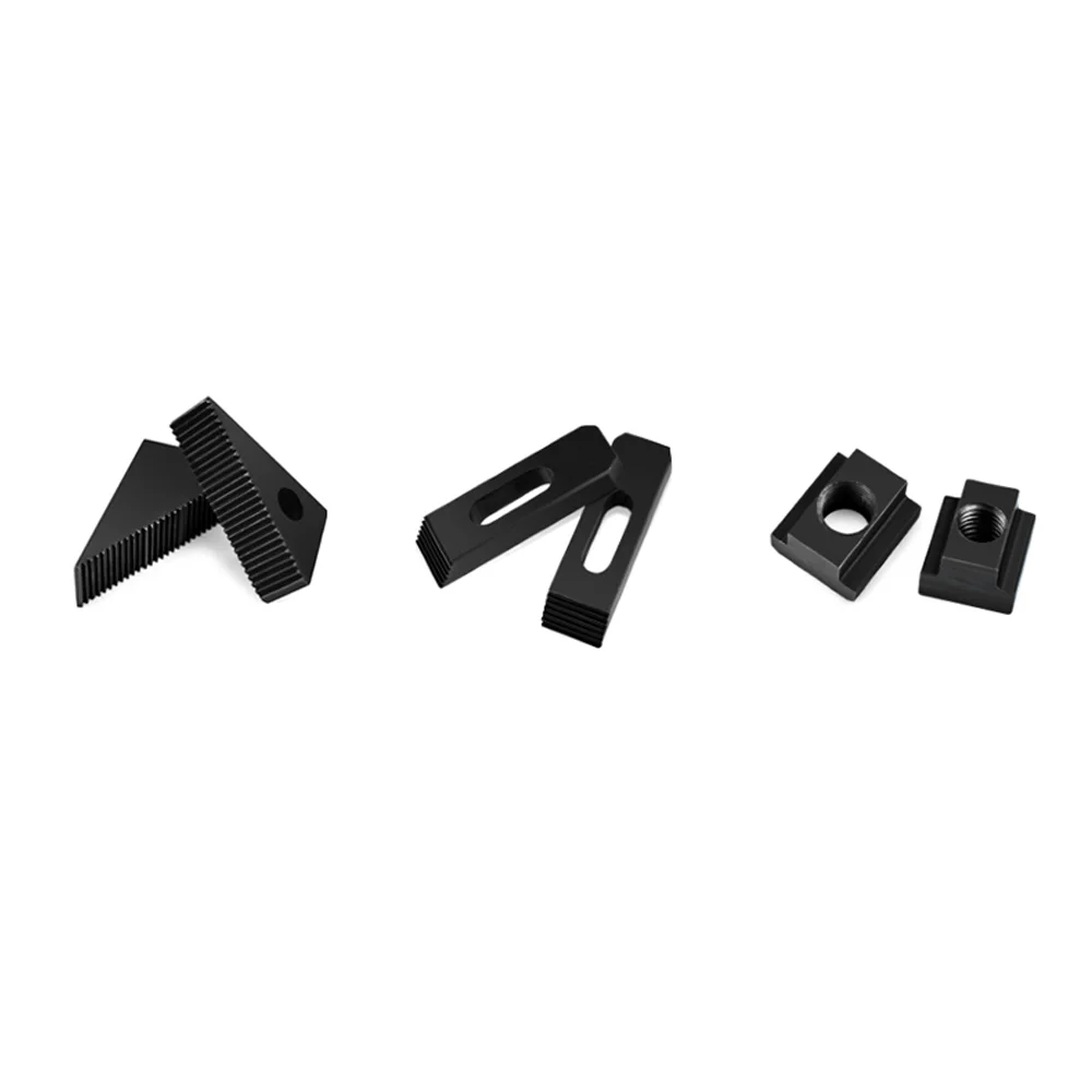 HLTNC 58Pcs M10 T-Slot Clamp Kit With Multi Function Combined Press Plate And Hardened Iron Pad For CNC Milling Machine Lathe