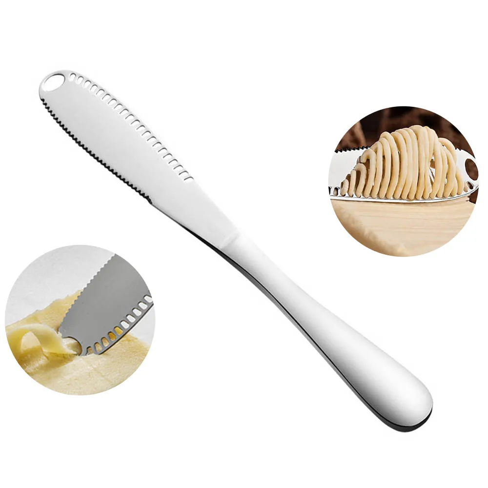 Stainless Steel Cheese Knife Butter Cutter Kitchen Baking Tool Cake Cream  Spatula Scraper Breakfast Sandwich Slicer Jam Spreader - AliExpress