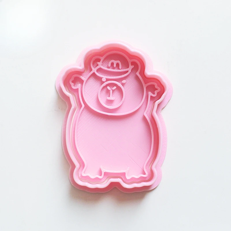 Capybara Shaped Cookie Cutter Cute DIY Animal Fondant Biscuit Mold 3D Cake Decoration Tools Baking Accessories Kitchen Gadget