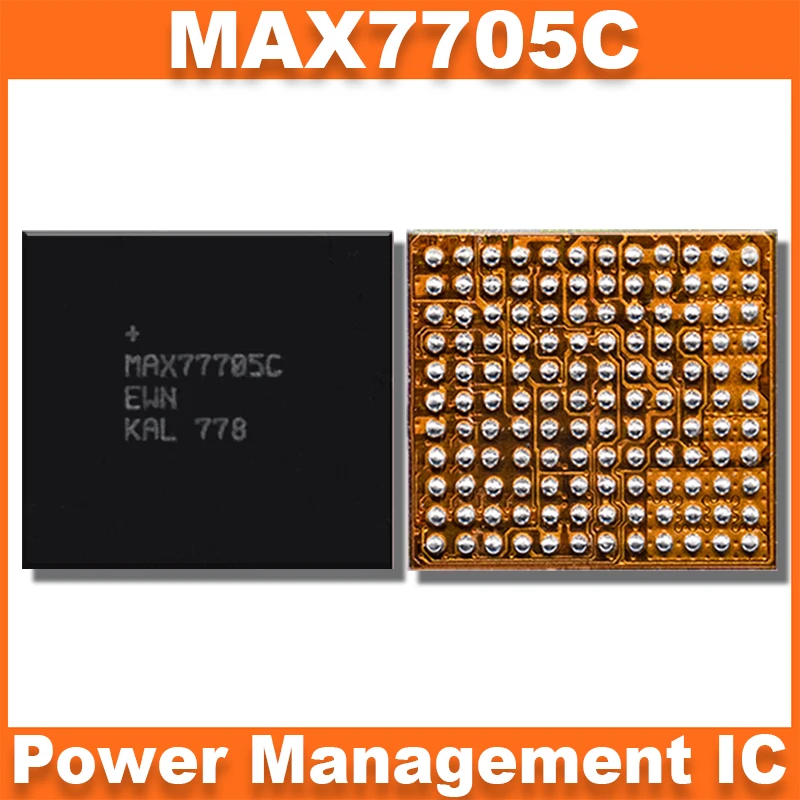 

5Pcs/Lot MAX77705C For Samsung S10 S10Plus S10+ Power IC BGA Power Management Supply IC Chip Replacement Parts Chipset