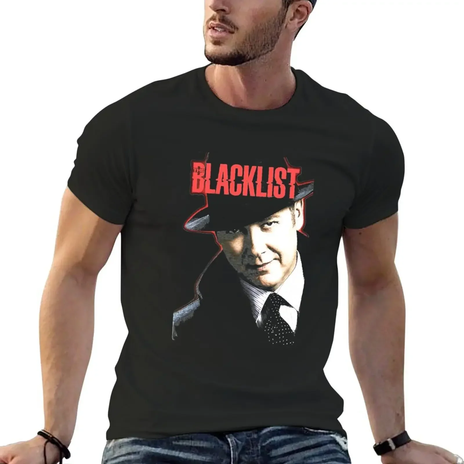

Мужская Винтажная Футболка reddington, большие размеры, корейская мода