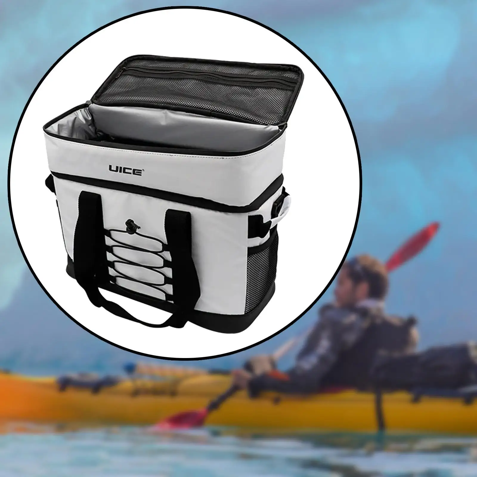 Cooler Bag for Kayaks Folded Kayak Cooler behind Seat for BBQ Boating Beach