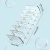 Transparent Acrylic Cosmetics Storage Box Makeup Holder Jewelry Make Up Organizer For Home Plastic Desktop Storage Boxes 6