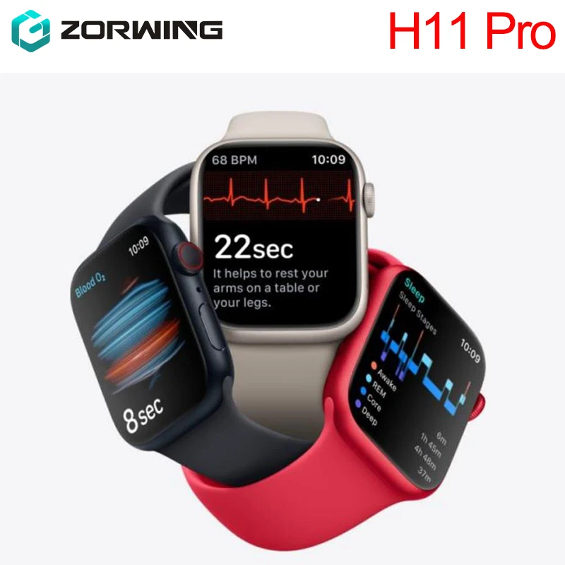 H11 Pro Smart Watch Strap Lock Women Series 8 Nfc Smartwatch Wireless
