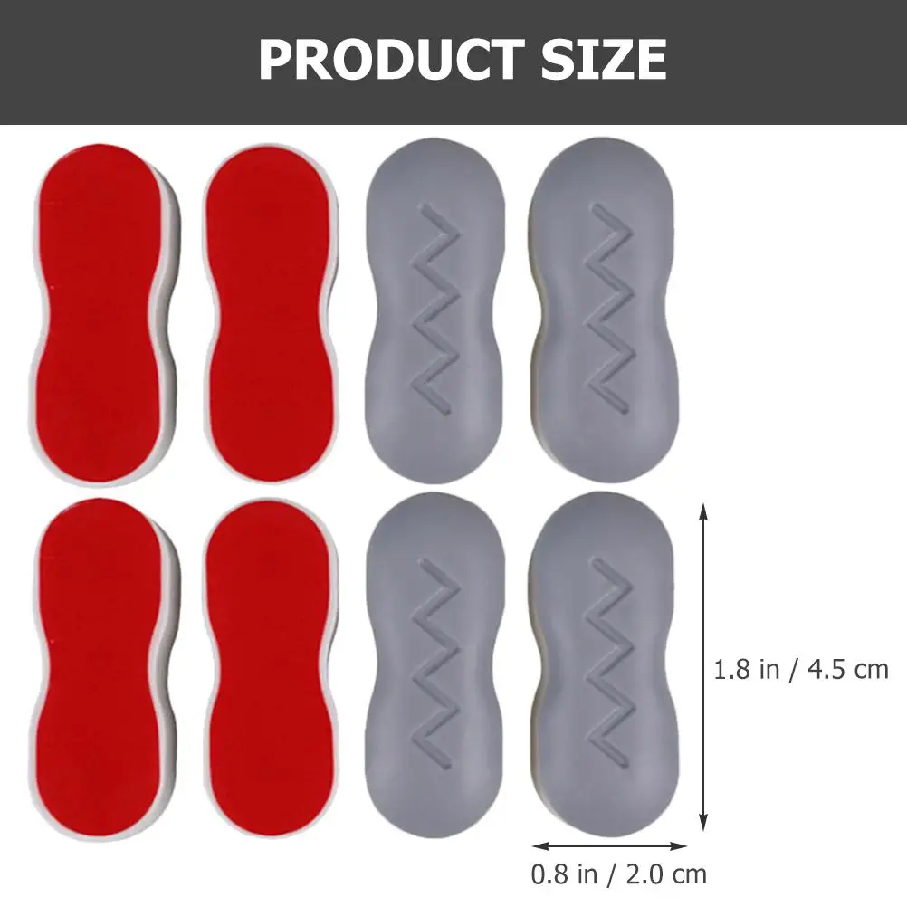 8 Pcs Toilet Seat Gasket er Pads Lid Bumpers Replacement Kit Riser Cushioning Abs Tpu Bidet Attachment Toilet Parts