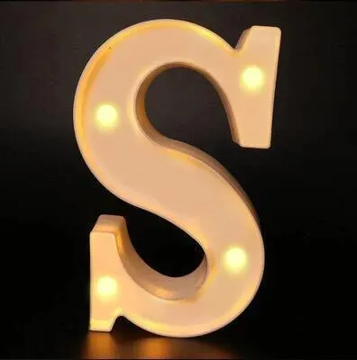 Illuminated LED Alphabet Letter Light - Stylish Decor