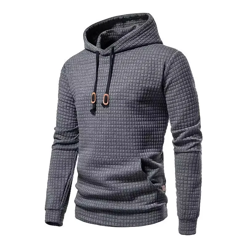 Men's and Women's Solid Color Pocket Hoodies Sports Fitness Sweatshirts Fashionable Casual Pullovers Multi Color