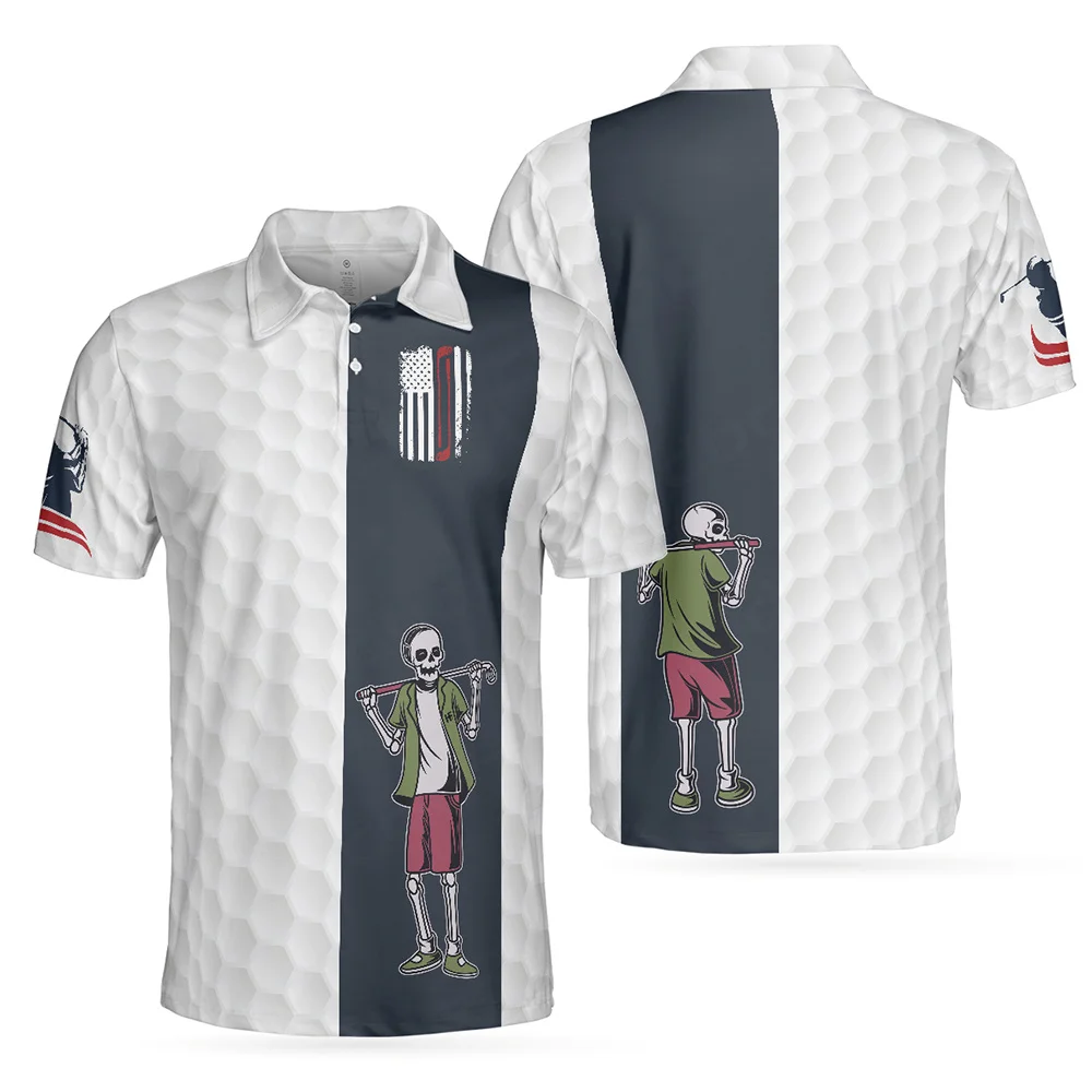 Mens Golf Shirt Men Short Sleeve Golf Polo Tee Shirt Quick Dry Breathable Resistant Wrinkle Moisture Wicking Sports T-shirts
