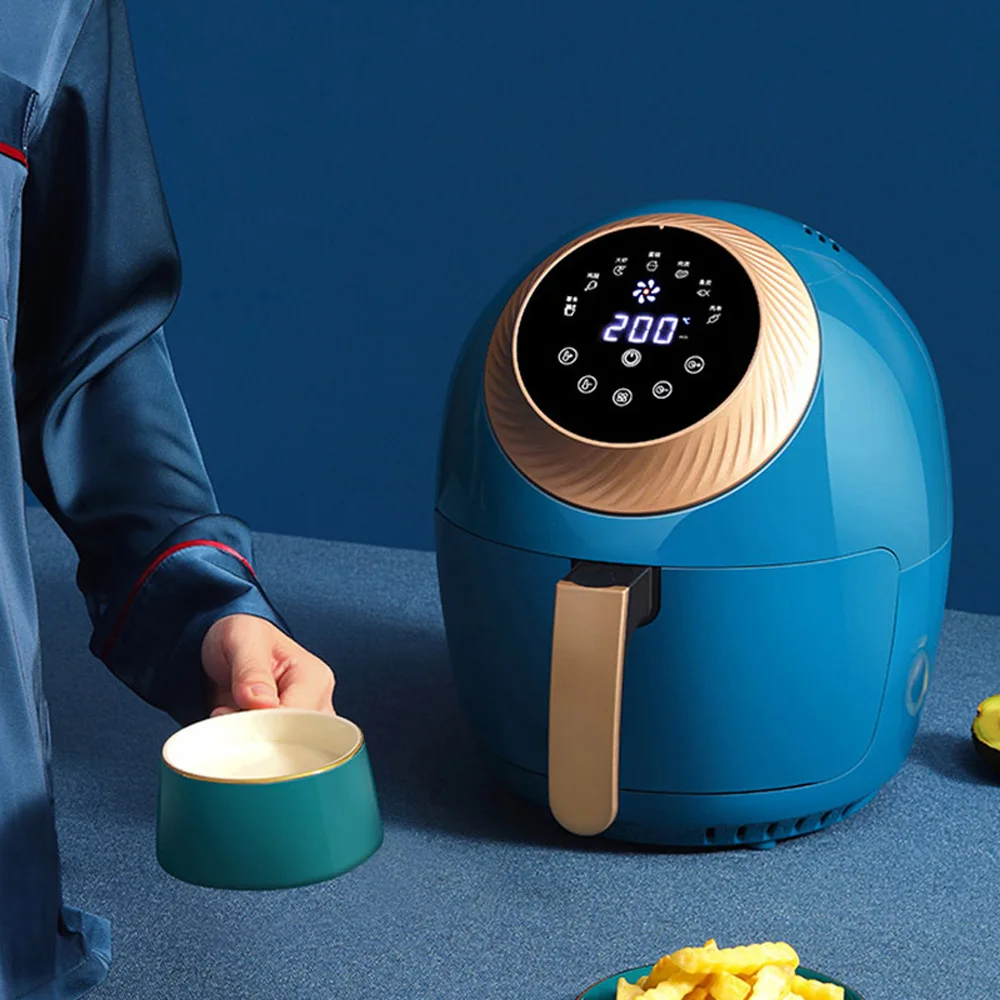 Air fryer household multi-function smoke-free electric fryer intelligent timing