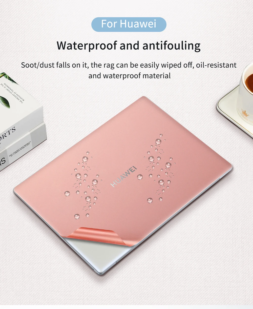 filme para portátil huawei magic book aplicar para matebook etiqueta do portátil de proteção