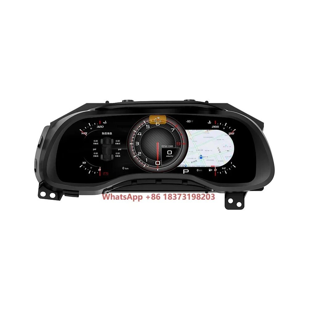 Panel de Instrumentos con Pantalla Digital LCD de 12.3 Pulgadas para Chevrolet Onix 2020-2023, Control en el Volante 1
