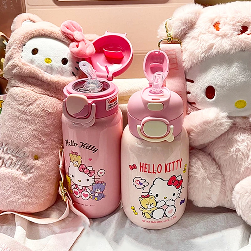 500ML Kawaii Sanrio Insulation Cup 316 Steel Cute Doll Quilt Cover