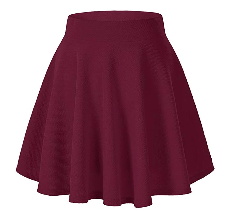 2022 Summer and winter Skirt for Women Fashion Skirts Womens High Waist Sexy mini faldas jupe Black and Red Saia pleated skirt long skirts for women