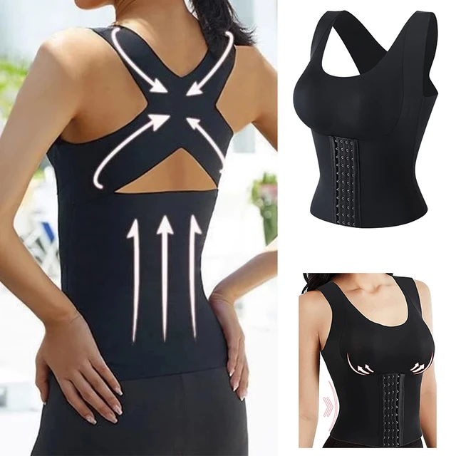 3-in-1 Waist Trainer Bra Waist Buttoned Bra Shapewear Women Waist Trainer Corset  Tummy Control Body Shaper Adjustable Straps 3XL - AliExpress