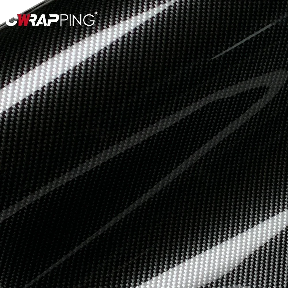 Carbon Fiber Car Vinyl Wrap Waterproof Self Adhesive Stickers Motorcycle Laptop Phone for Car Accessories Matte Glossy Black