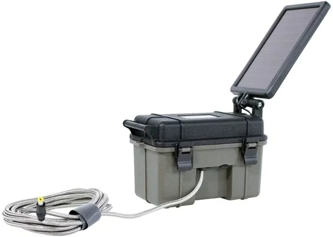 

HME 12-Volt Auxiliary Power Pack With 2-Watt Solar Panel for Trail Cameras