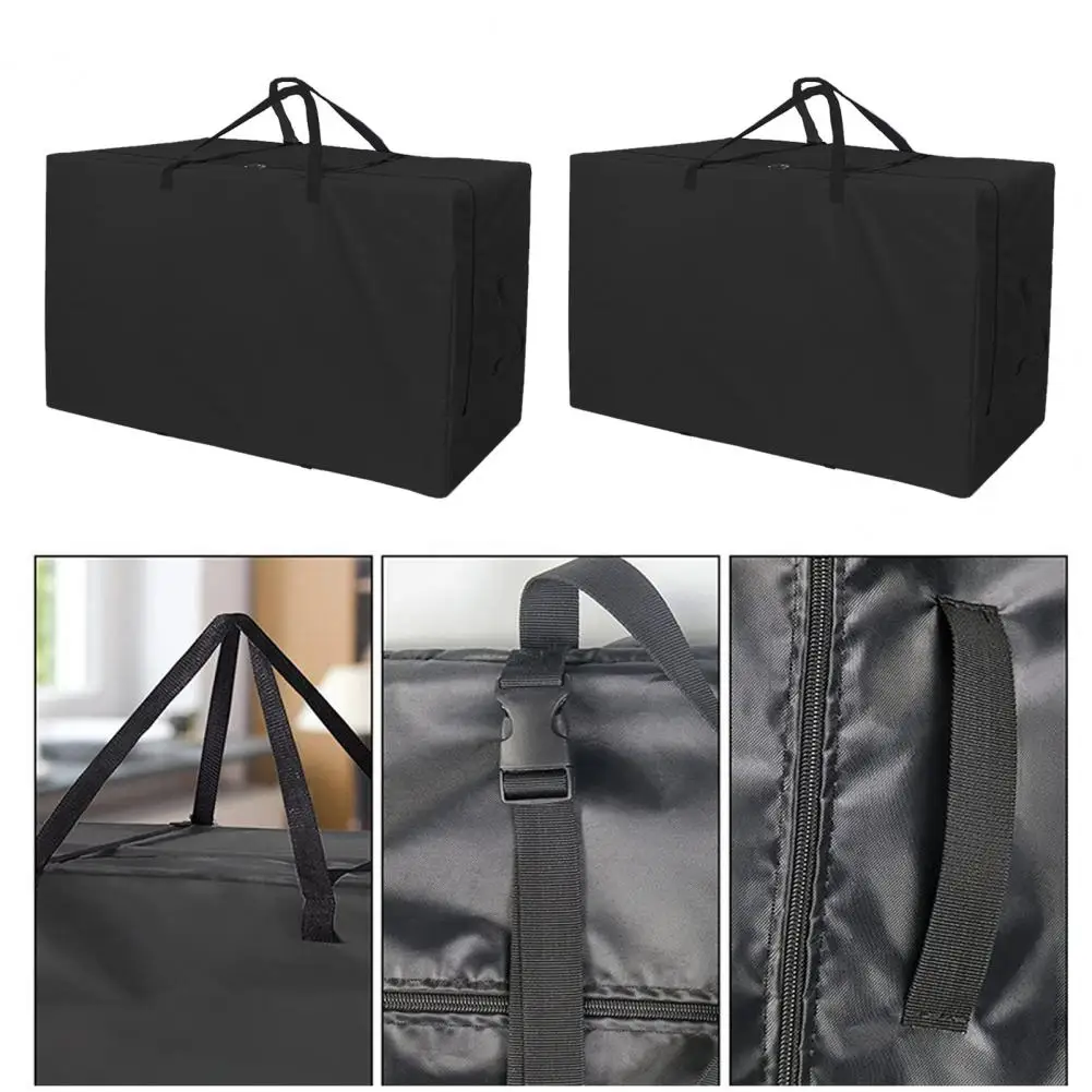 Folding Mattress Storage Bag Oxford Cloth Dust-proof Portable Handle Trifold Mattress Bedding Clothes Organizer Pouch Carry Case 4