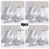 4PCS Satin Pillowcases for Hair and Skin, 100% Polyester Non-Woven Satin Fabric, 2