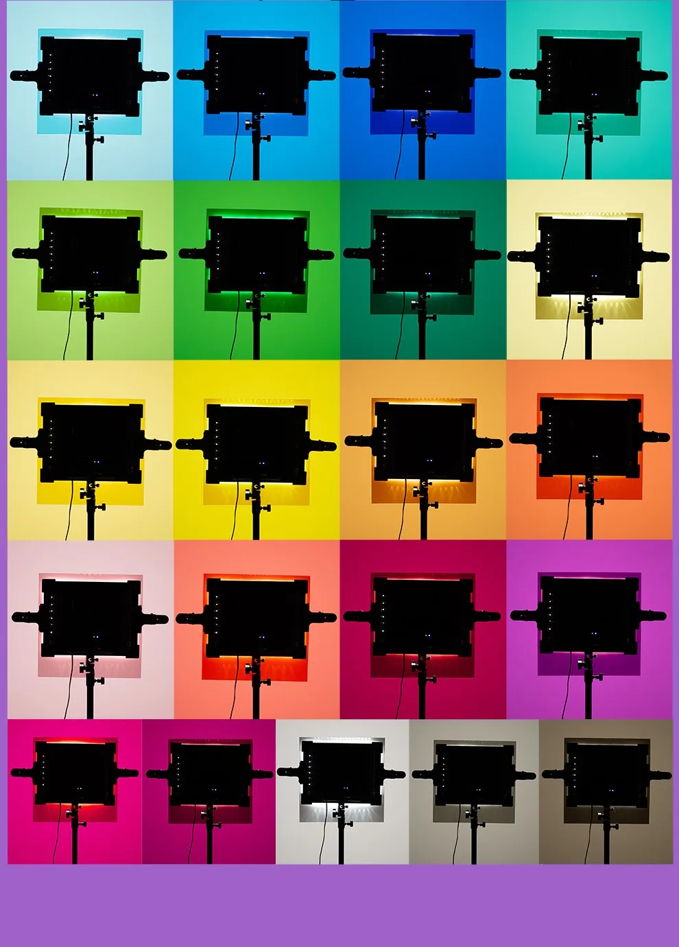 12"x 12" 30x30cm 22pcs Color Correction Gels Set Color Gel Filter Film + Carryin